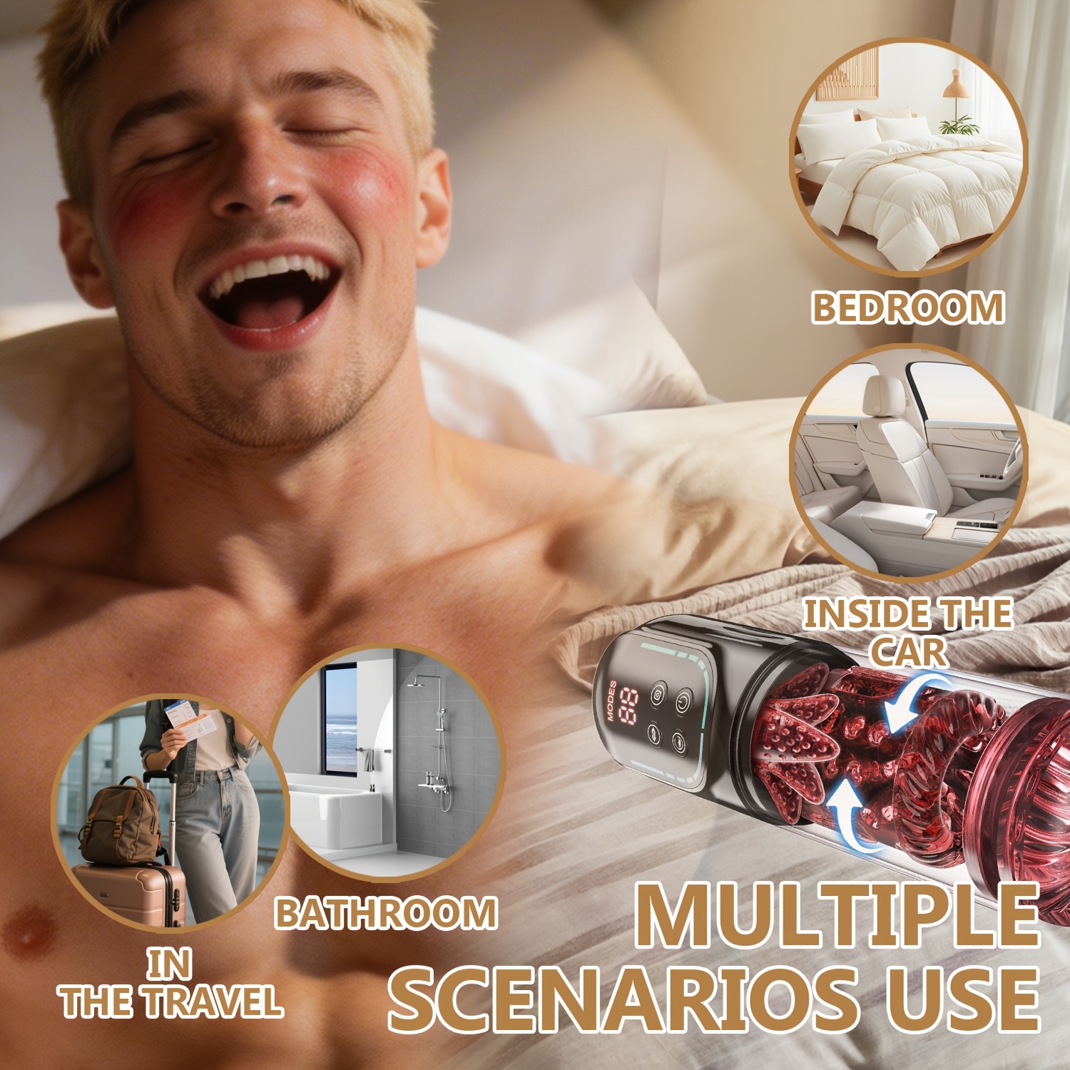 male masturbator temu Best Automatic Male Masturbator