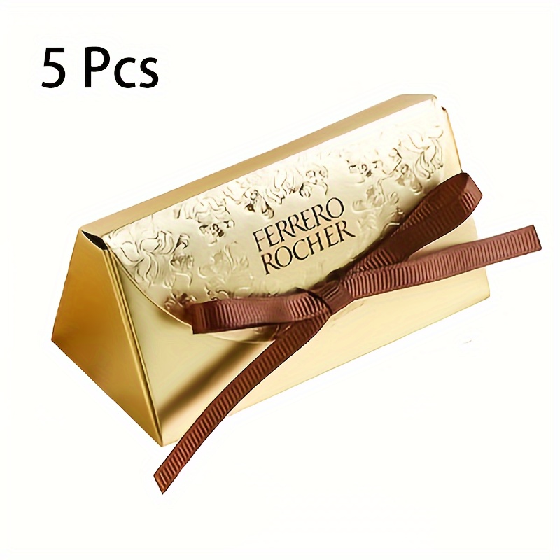 E-shop Geschenk für Sie/Ihn 5-tlg., goldene handtaschenförmige Geschenkbox, - Süßigkeiten-Geschenkbox, Valentinstagsgeschenk, Jubiläumsgeschenk,