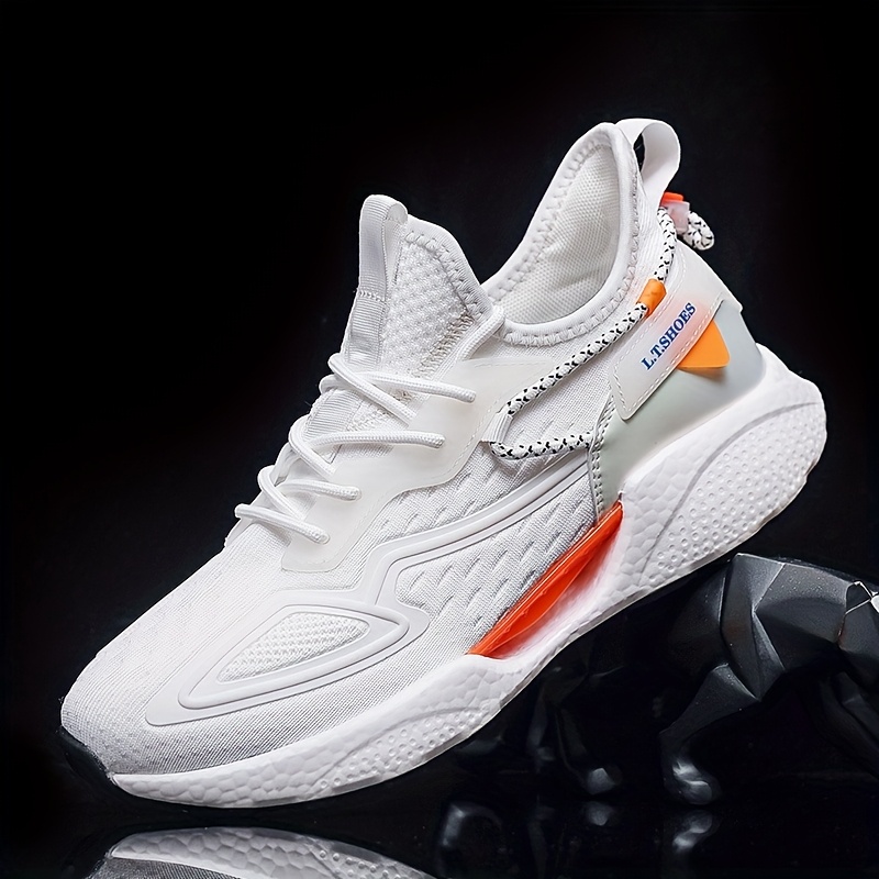zapatillas deportivas de punto para hombre talla  , malla nano transpirable antiodor y resistente al  , zapatos casuales   con absorción de   en 11 colores disponibles Detalles del producto 3