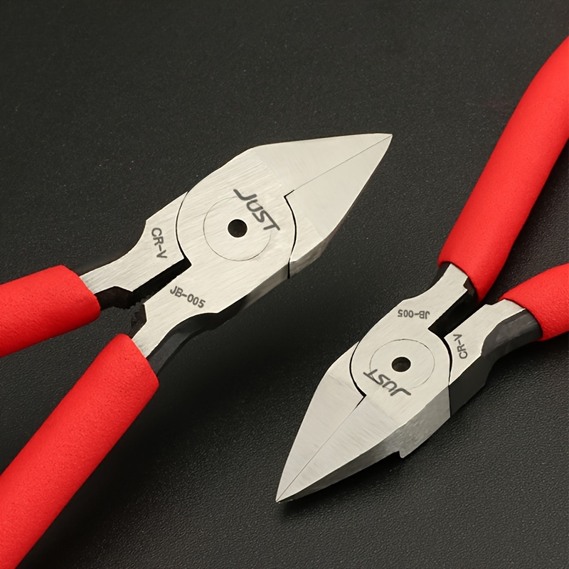 

Industrial-grade Electronic Shearing Pliers With Chrome Vanadium Steel And Handles - 5 Inch Diagonal Cutting Edge