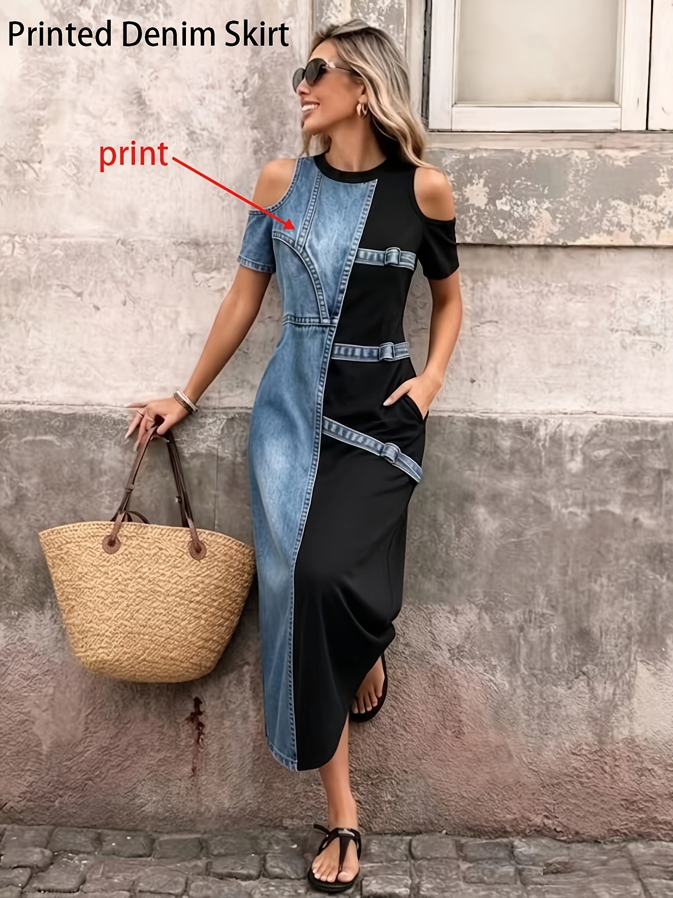 temu boho dress maxi for women sold on United States SIZE:XL / 10-12 sizechart:men_bottoms Beaded Black Homecoming Dresses