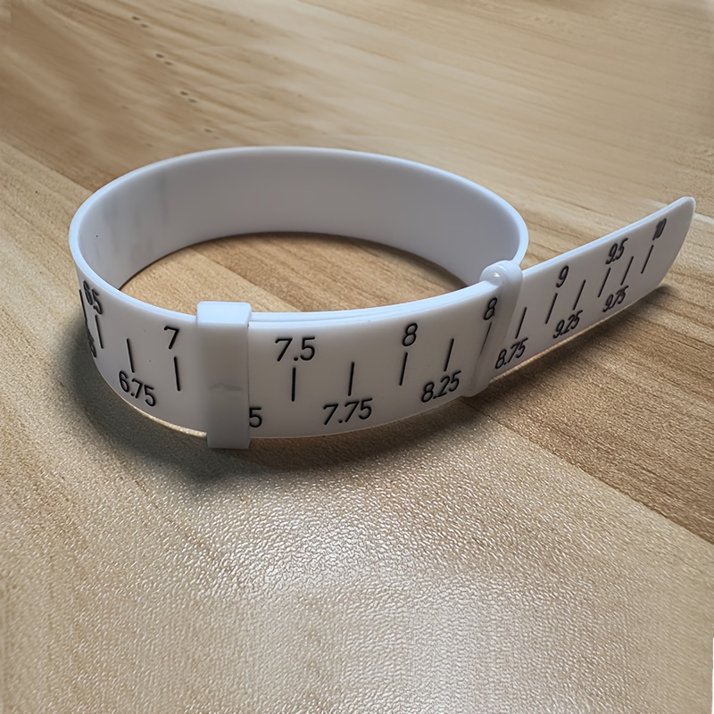 Abs Plastic Bracelet Jewelry Size Measuring Tool, Bead Measuring Device, Wrist Size Measuring Loop, Measuring Tape