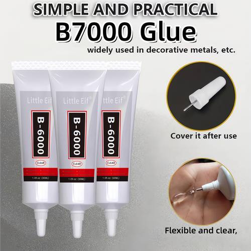 all purpose with metal needle transparent gel repair craft diy handcraft for phone frame electronics jewelry books fabrics tube gel for plastic repairs mobile device maintenance b7000 b 7000
