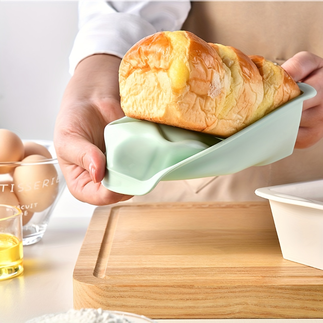 1pc silicone loaf pan baking bread   making tool non stick bakeware oven accessories baking tools kitchen accessories details 5