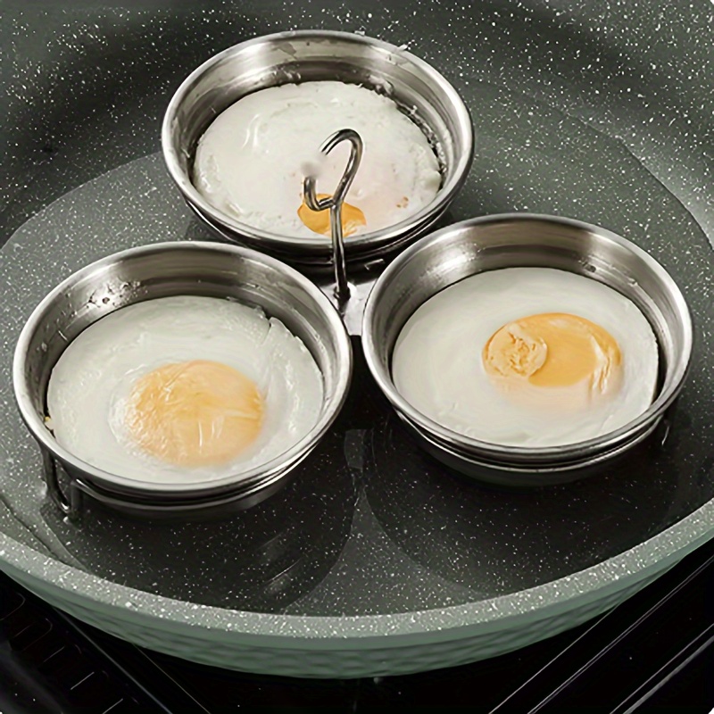 

Stainless Steel Egg Poacher - Easy-to-use Kitchen Gadget For Perfectly Eggs, Ideal For Home & Restaurant Use