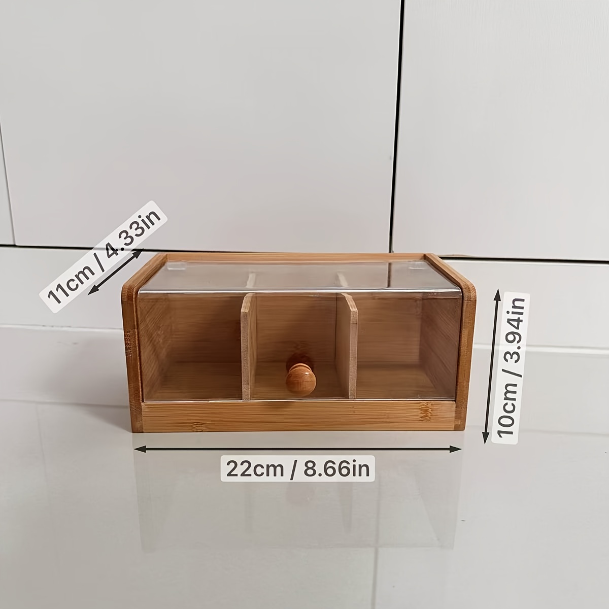 1 stck bambus teedose teebeutel organizer fassungsvermgen - Temu Germany