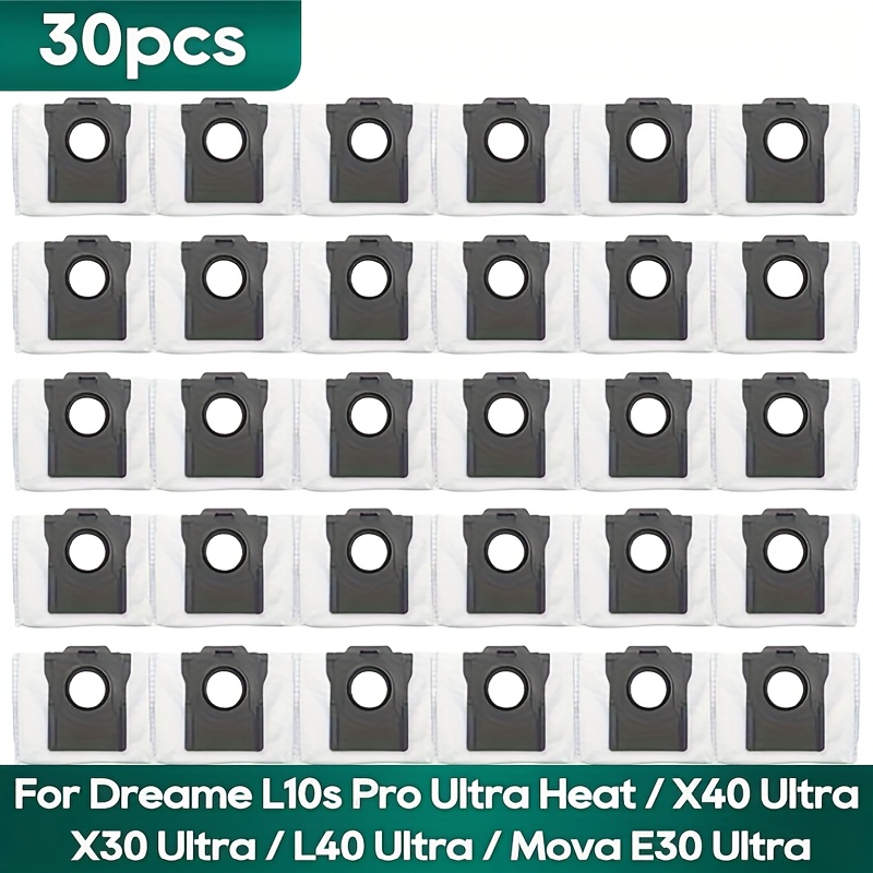TEMU 30 Dust Bag Accessories For Vacuum Cleaners Are Suitable For S30 X30 X30 Ultra X30 Pro X40 X40 Pro X40 Ultra L10s Pro Ultra S10 Pro Ultra X50
