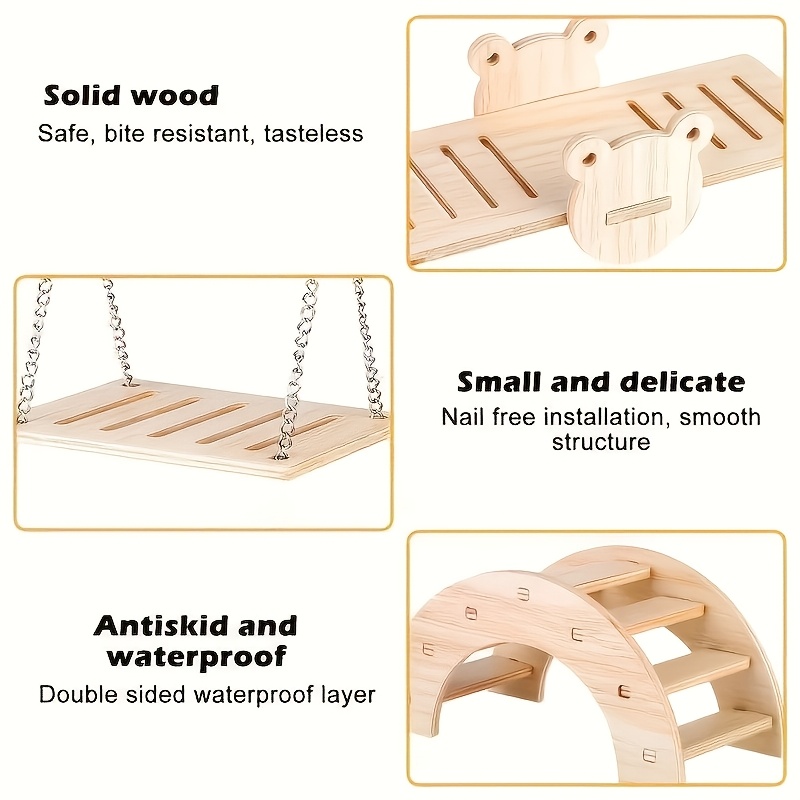 7-Piece Hamster Toy Set for Fun and Exercise