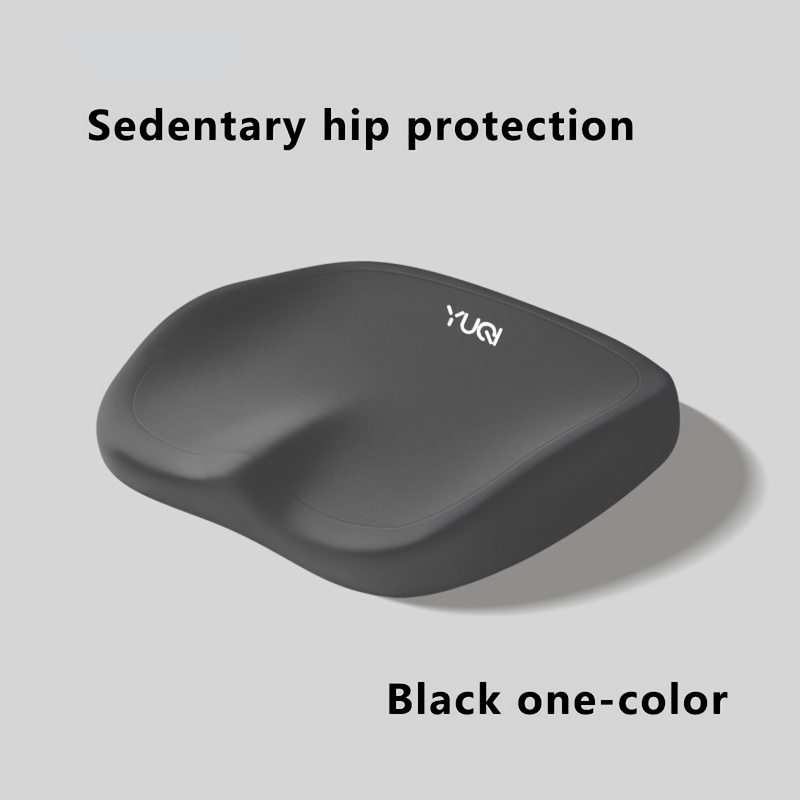 1 black ergonomic office chair cushion with adjustable hip lumbar support memory foam for pressure relief 10 hour seat cushion portable for home car office use   soft texture cover Product details 5