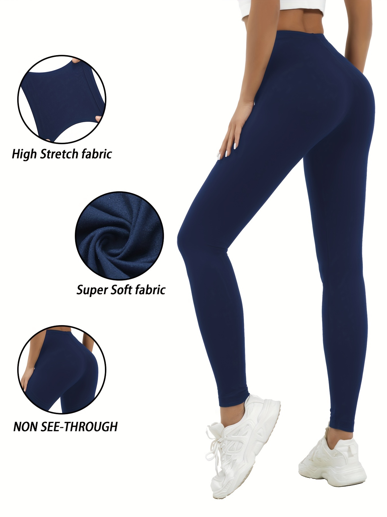 Sport Workout Tights for Women Elastic See Through Leggings for