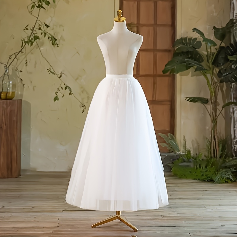 bride ultra long multi layer romantic fluffy petticoat - Temu