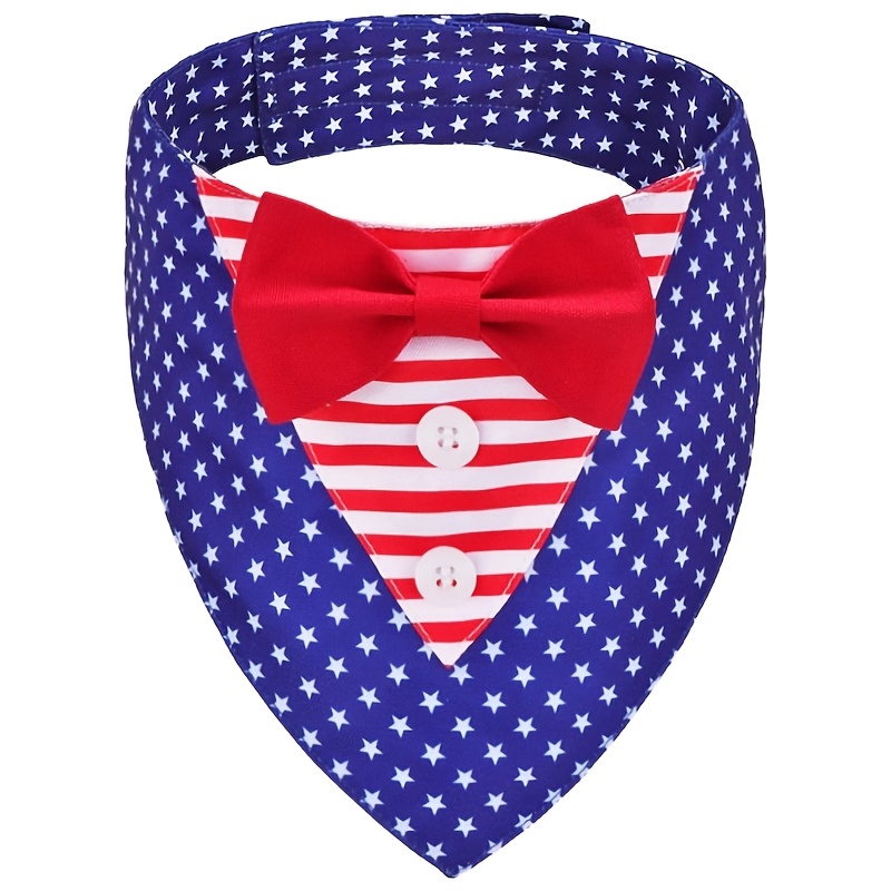 Plaid Bow Tie Pet Collar for Festivals and Special Occasions