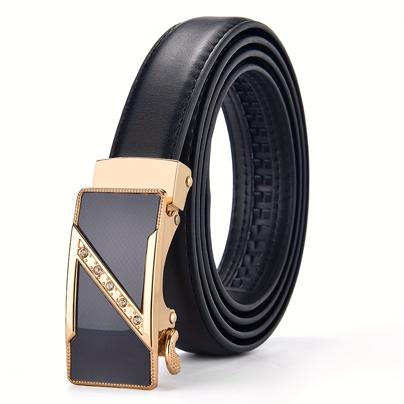 Easy And Versatile Belt With Automatic Clasp, Perfect For Casual Trousers And Jeans. Features Trendy And Stylish Design Without Holes