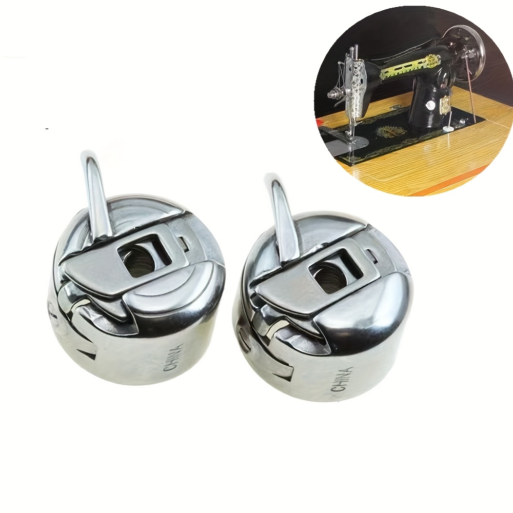 stainless steel sewing machine bobbin case spool box heavy Temu