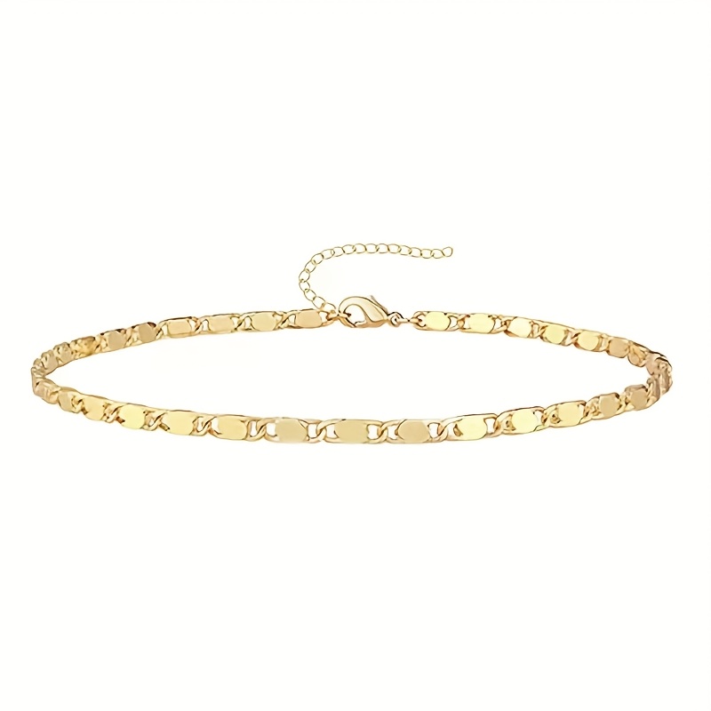 Elegant Women's Summer Stainless Steel Casual Vacation Versatile Anklet