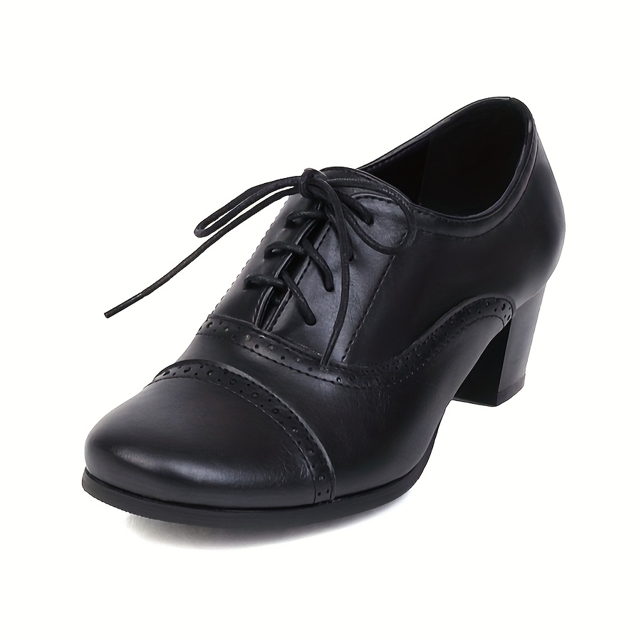 Vintage Brown Wingtip Oxfords Style