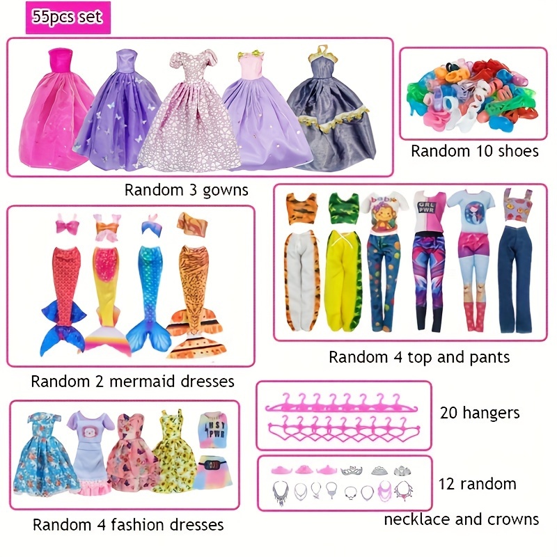 Doll dresses and shoes hotsell