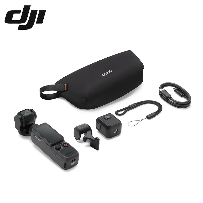 DJI Osmo Pocket 4 Handheld 3-Axis Gimbal Camera 1-Inch CMOS 4K/240Fps Video 10-Bit D-Log 107GB Built-In Storage Rotatable Touchscreen for Vlog