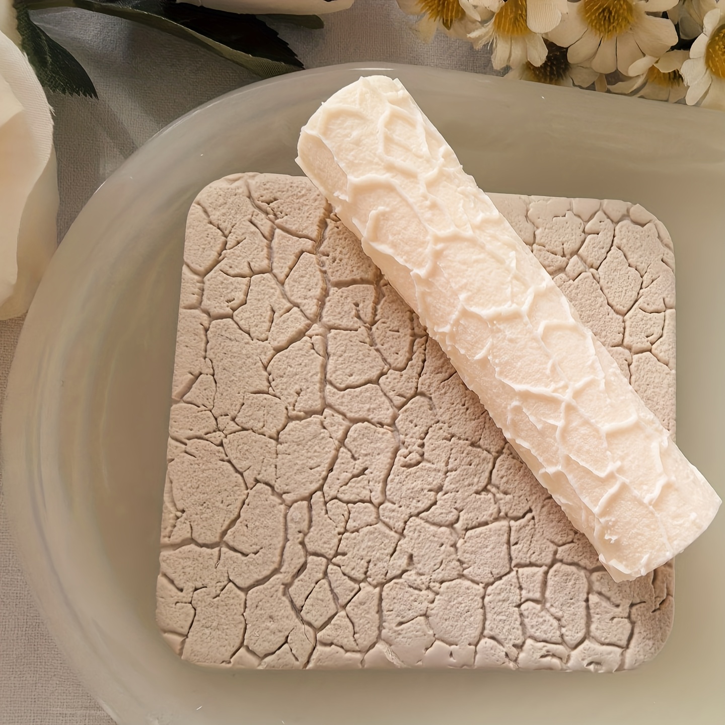E-shop Unregelmäßiger Textur Polymer Clay Roller, Bohemian Style Hochpräziser Polymer Clay Roller Textur, Geeignet für Schmuckherstellung, Handgemachte