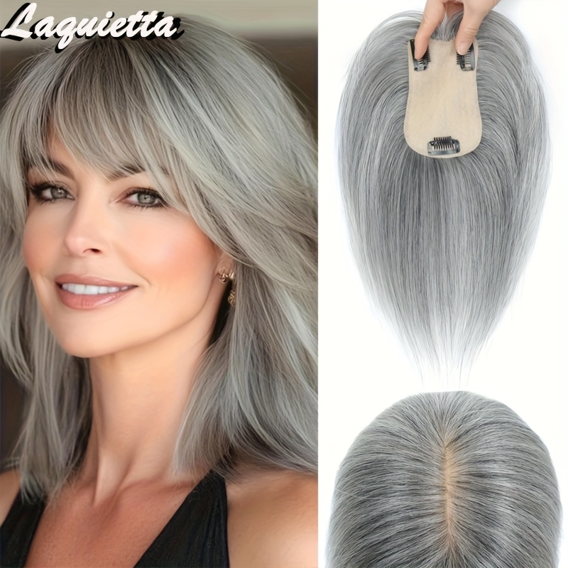 7*11 hair toppers for from real human hair, featuring for  display picture 1