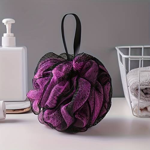 1pc unscented gentle exfoliating bath sponge for men and women soft sponge with and mesh gift for bathroom accessory
