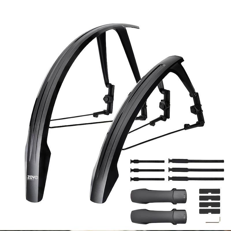 TEMU ZOYOSPORTS Garde- de vélo Design Extensif Garde- de vélo PP Plastique Souple Garde- Résistance Ténacité VTT Convient pour les Additions de
