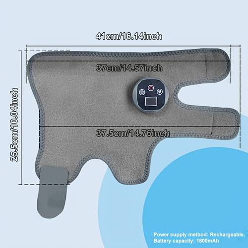electric massager with heat vibration portable full body massager suitable for 3 settings ideal for legs feet joints perfect gift for ideal for athletes seniors