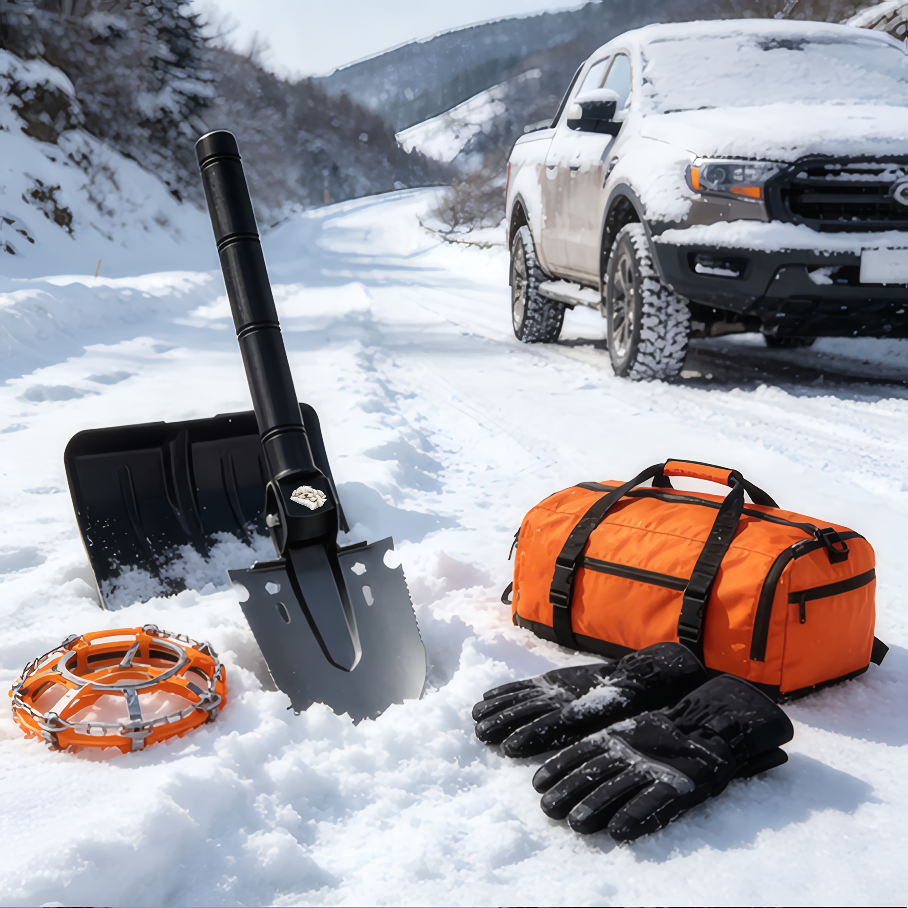 Multi-Functional Portable Factory Shovel with Puppy Design