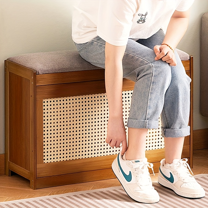 Small Ottomans Shoe Rack Small Ottomans Shoe Rack Bamboo Storage