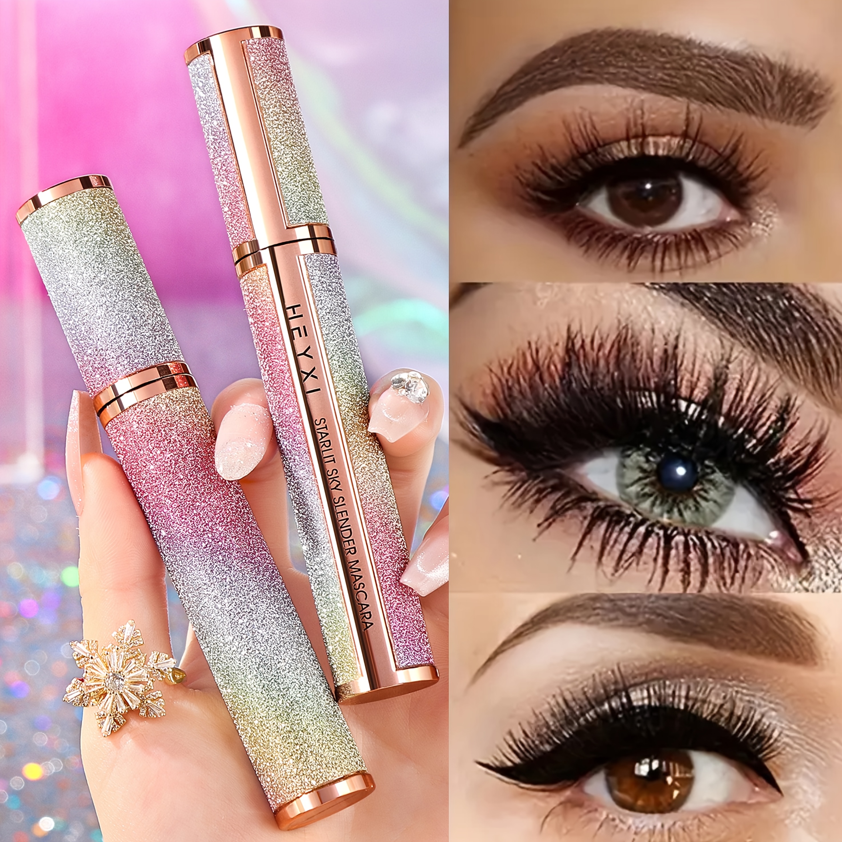 Mascara, Not Sticky, Not Greasy, Curled Up, Makes the Eyes Look More, Make the Eye Contour More Clear, Lasting Makeup