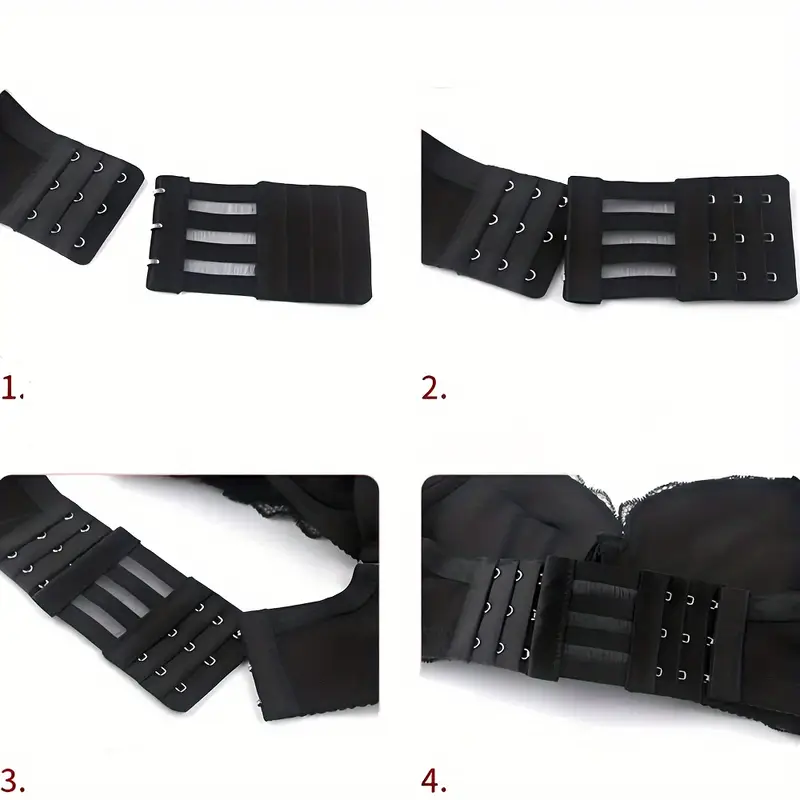 The Natural Women's 4 Hook Bra Extender Bra, -Multi, O/S The Natural Women's 4 Hook Bra Extender Bra, -Multi, O/S