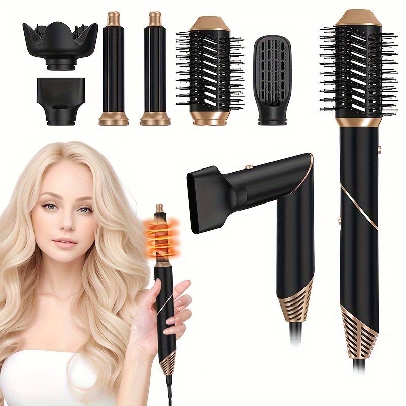 

Foldable Hair Styling Tools - Volumizing Blow Dry Brush With Detachable Head For Straightening, Curling & Drying - Perfect Holiday Gift For Women
