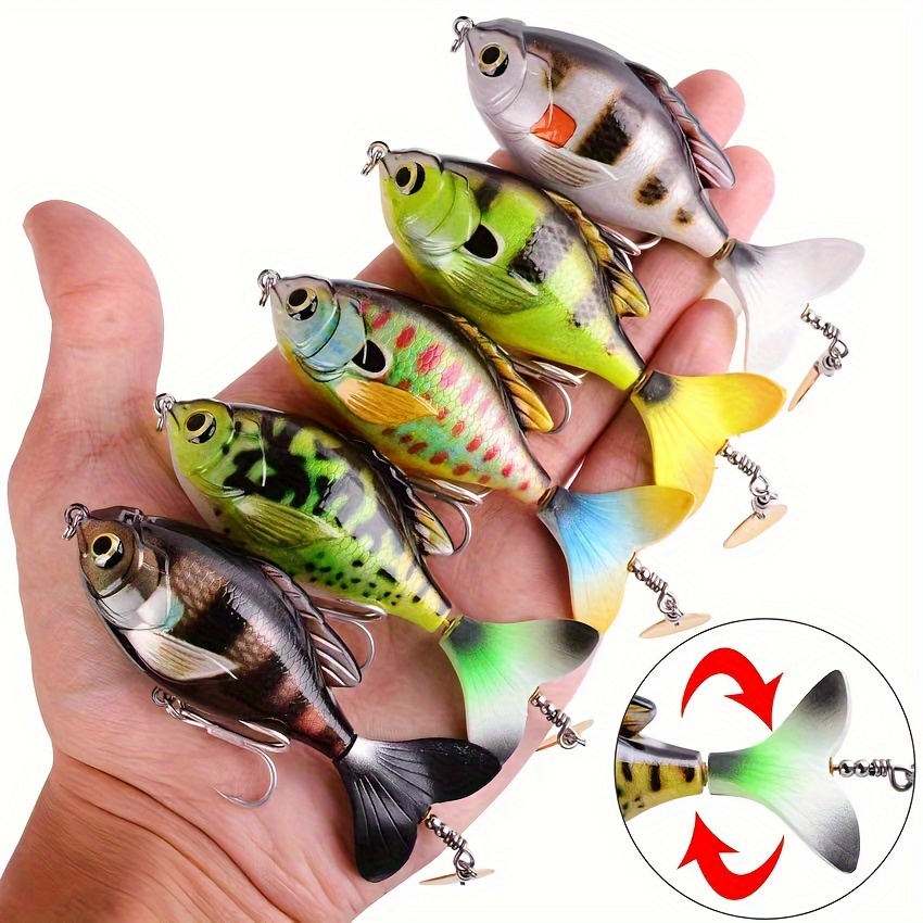 

Fish Floating Propeller Floating Tractor Bait Realistic Fish Bait Pencil Realistic Bait