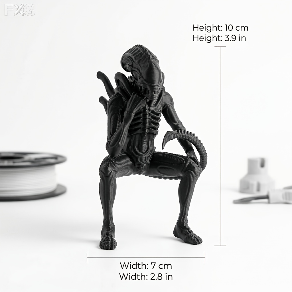 TEMU Thinker Decorative Ornament, Collectible Figurine, Office Desk Dark Style Decor Accent, Desk Tabletop Decoration, Style Statue/sculpture,