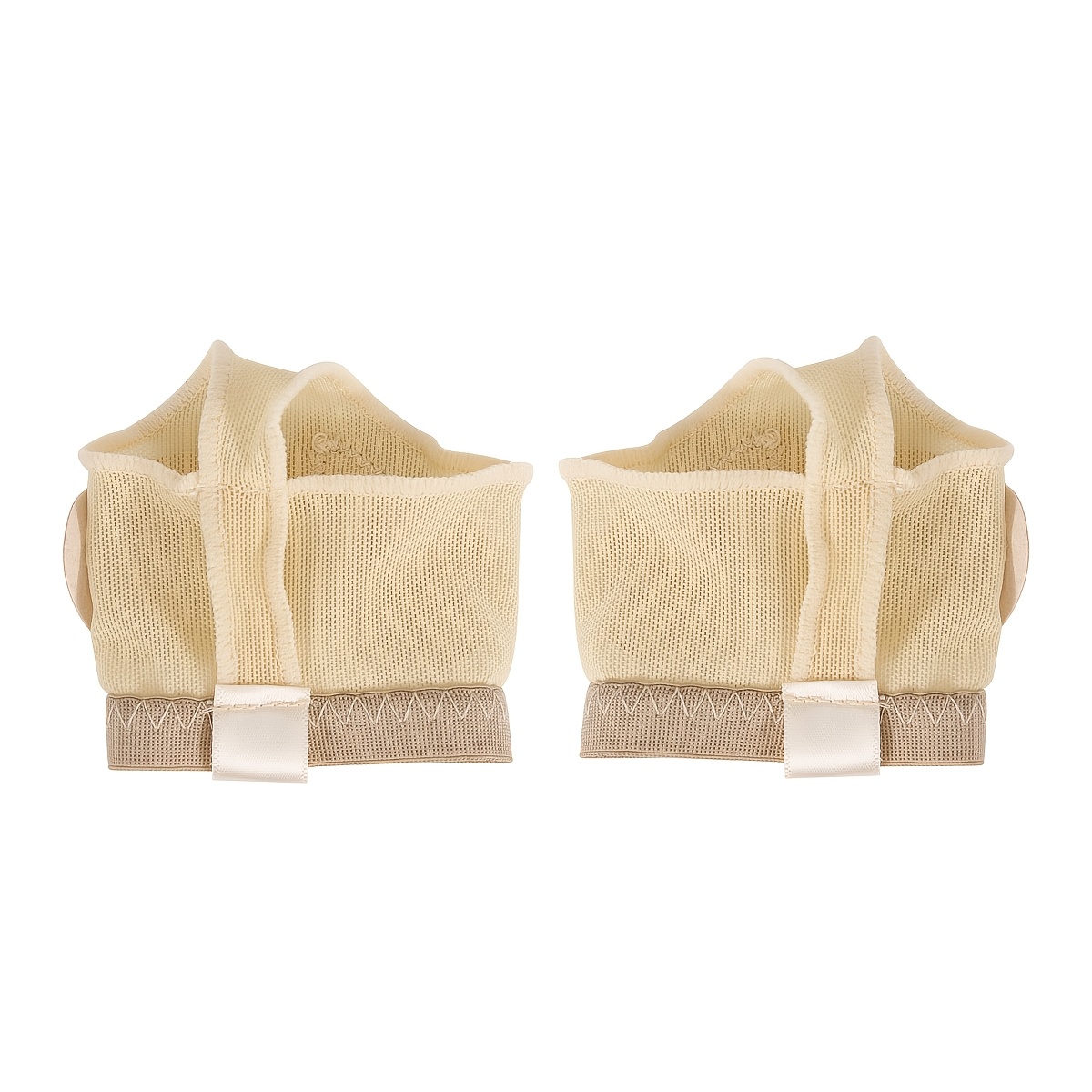 TEMU 1 Pair Breathable Mesh Forefoot Pads, Ballet Latin Belly Dance Forefoot Pads, Dance Practice Foot Covers, Daily High Heel Pressure Relief And