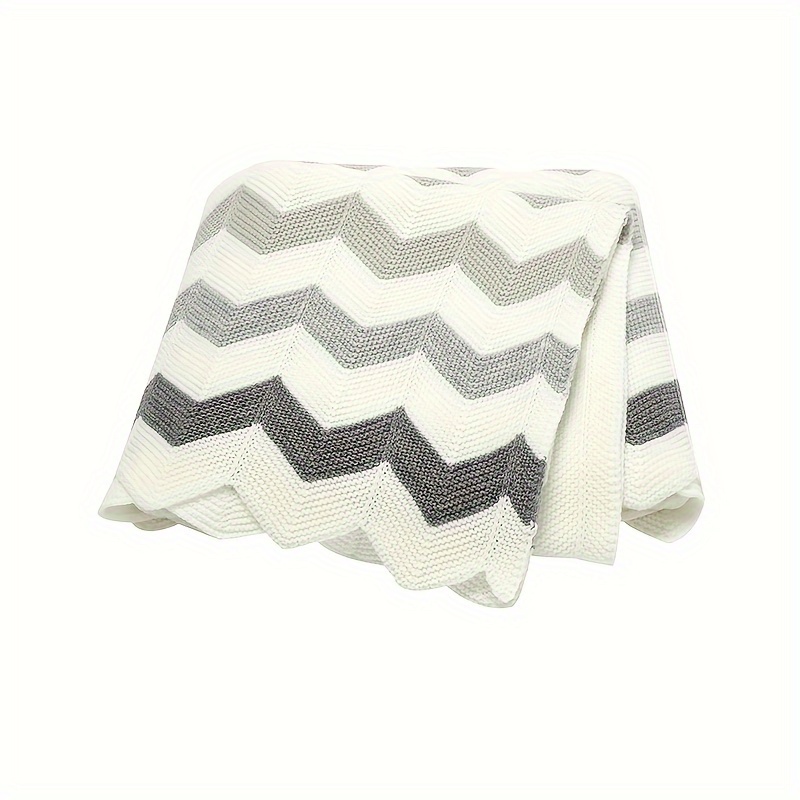 Soft Colorful Knitted Blanket, Air Conditioning Throw Blanket
