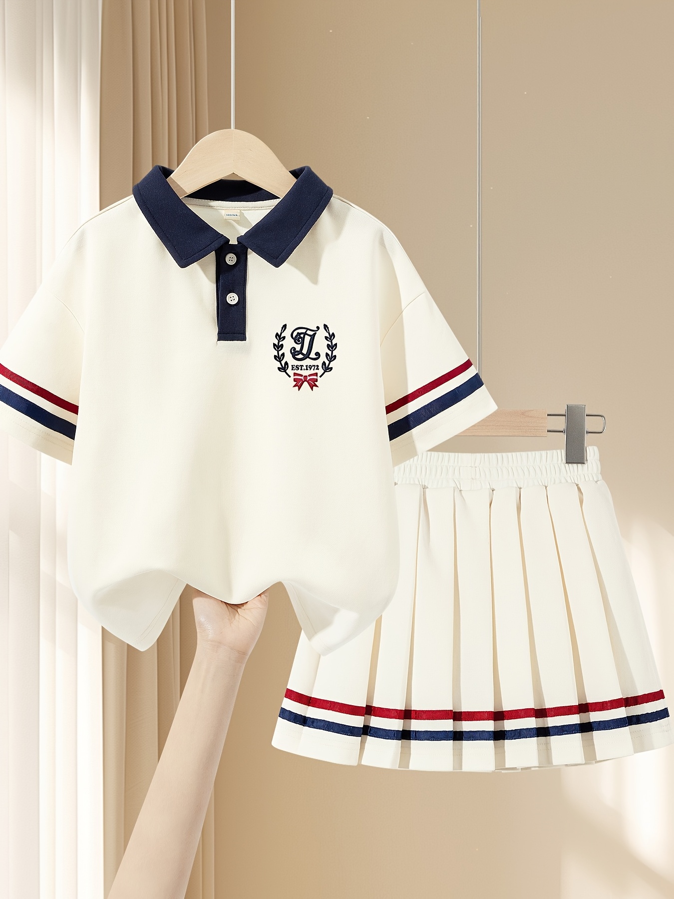 Uniforme Escolar Falda Short Para NiÃ±as Deportiva Academia Moda