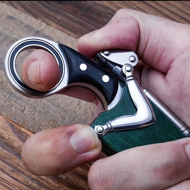 1pc multifunctional stainless steel edc knife with green wooden sheath     grind     design for outdoor camping bbq fishing everyday use   gift for christmas thanksgiving easter valentines day     knife ergonomic grip stainless steel blade camping accessories details 3