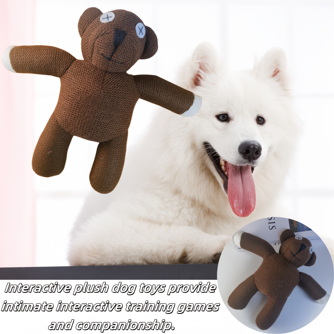 soft durable plush teddy bear dog toy bite resistant pp Temu Kuwait