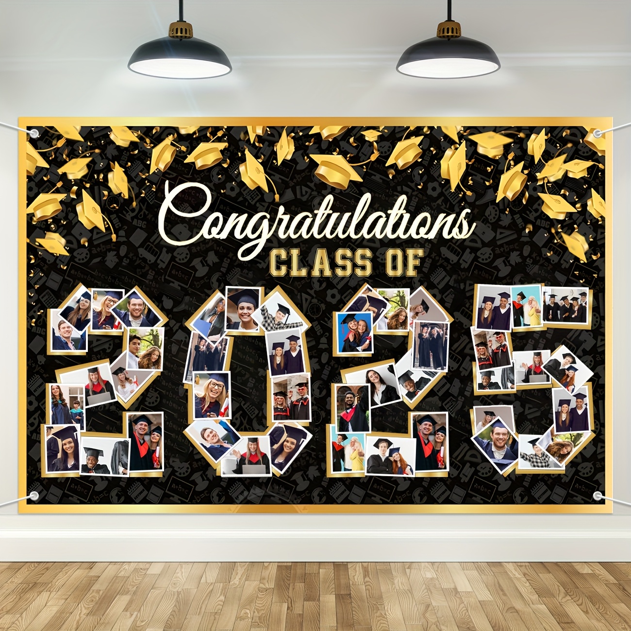 

1pc Mulkul Personalized Graduation Photo Banner, Backdrop, High School & College Graduation Party Decoration, Vinyl, Multipurpose Room Decor, No Electricity Needed