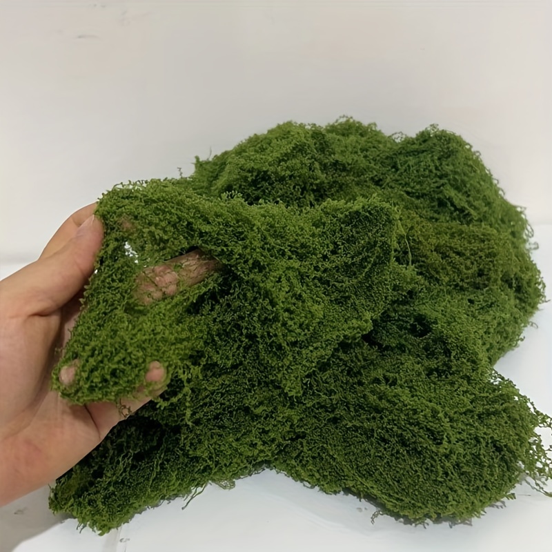 

Artificial Moss Turf, Polyester, Green, Ideal For Decor - Outdoor Yards, Bonsai & Potted Plant Landscaping, For /christmas/easter/thanksgiving