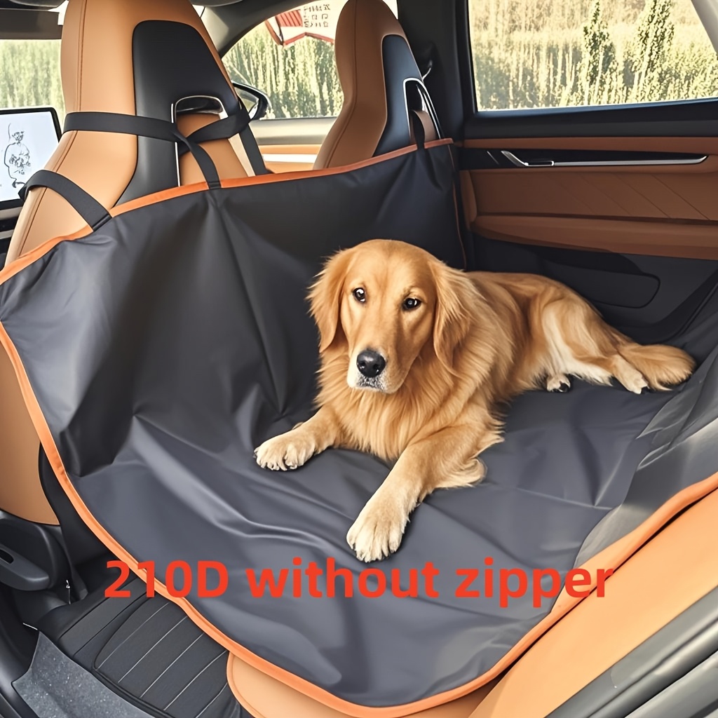 TEMU para asiento de coche para perro, tapete de viaje para perro, tapete para asiento trasero de coche para viajar, cojín para asiento de coche para