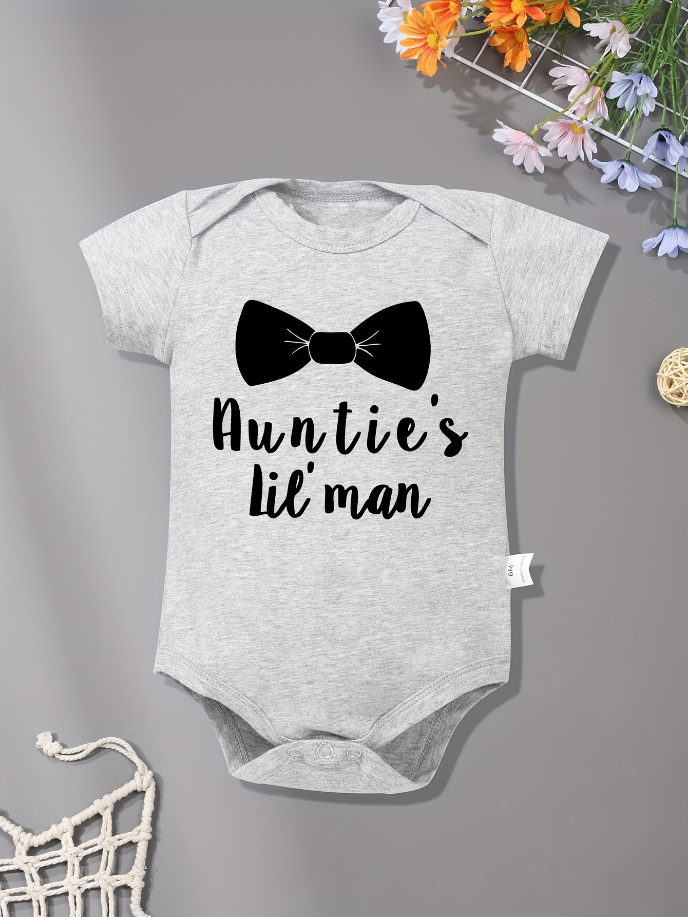 Auntie's little man sales onesie