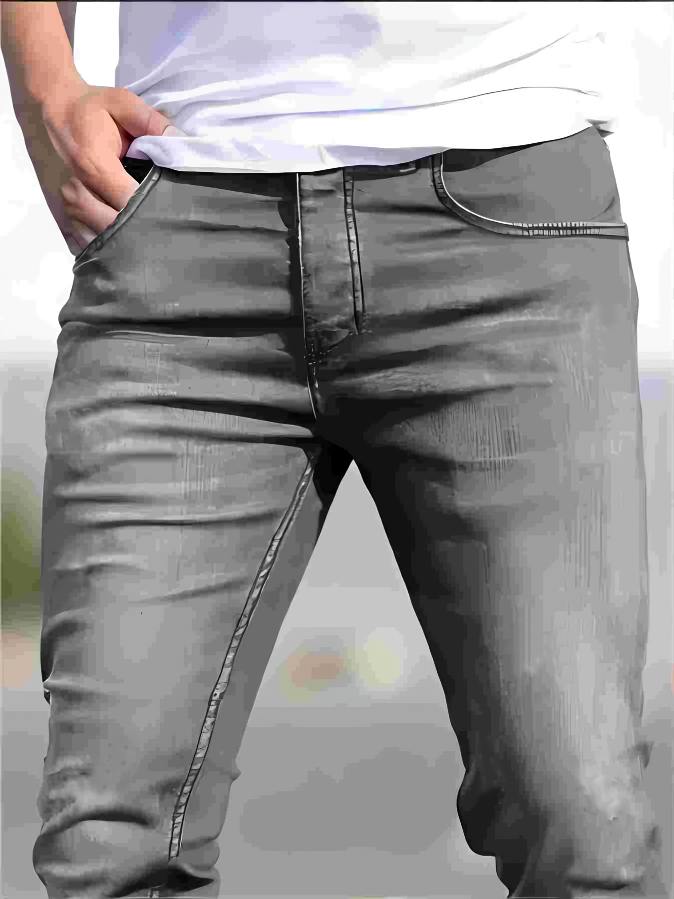Men's Casual Slim-Fit Stretch Pants