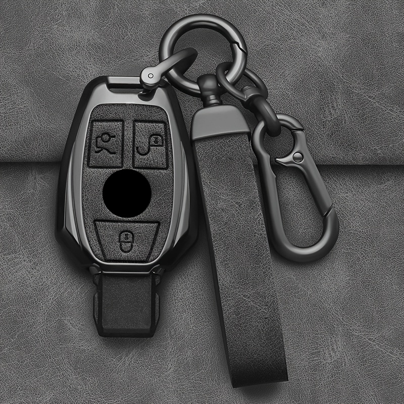E-shop 2 3 Knöpfe Legierungsstil Autoschlüssel-Hülle für E Klasse GLA GLK GLC CLS CLA W204 W205 W212 W463 W176