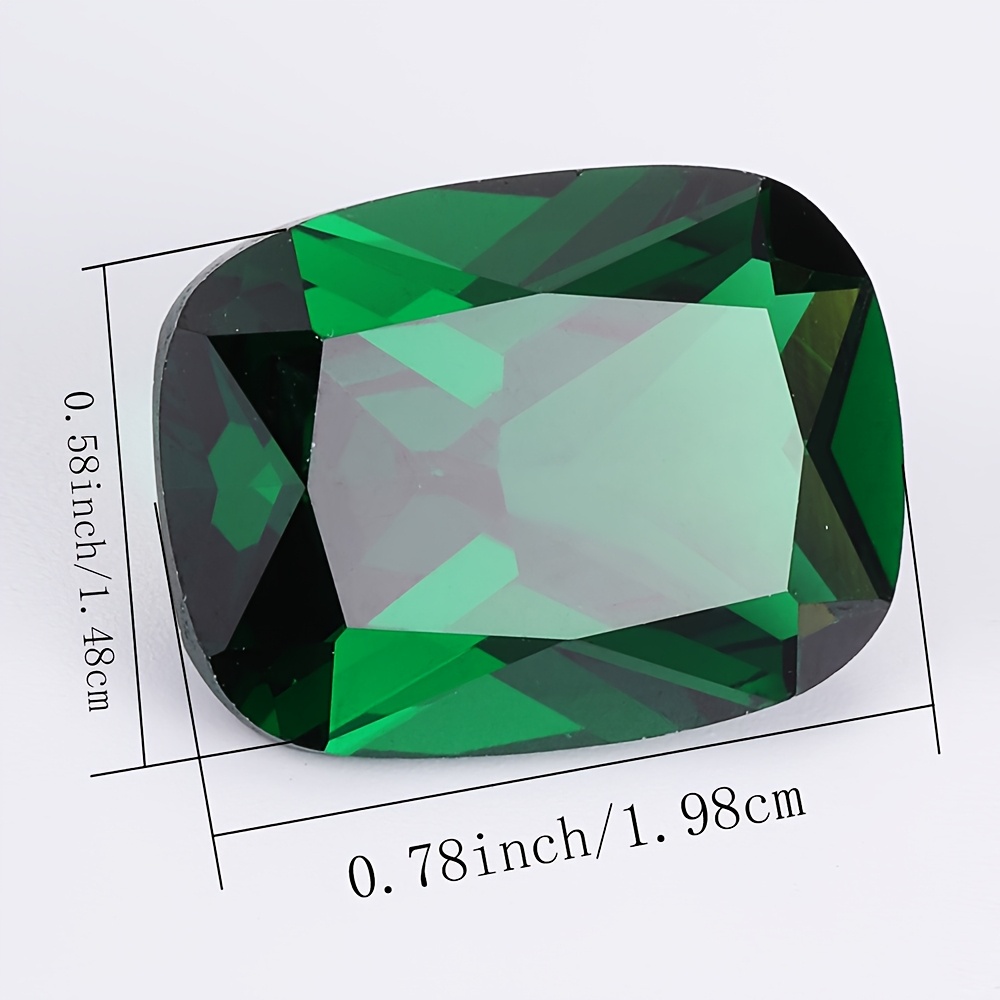 TEMU 1pc 1pcs 12 Carat Lab-grown Suitable For Making, -cut With Method Cultivation, Loose For,, Earring, Ear Studs - Authentic Lab- Gift