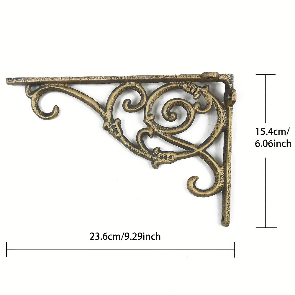 E-shop Dekoratives Rechteckrahmen mit Scroll-Blumenmotiv im europäischen Stil