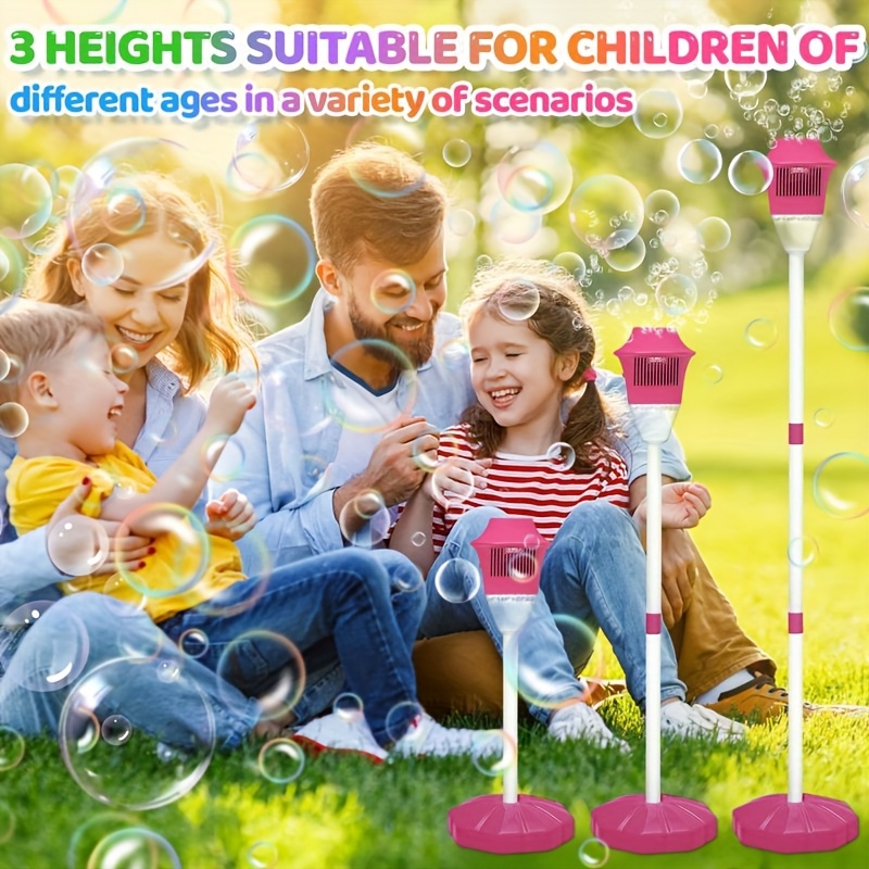 Automatic Bubble Blower I Adjustable Height Stand I Automatic Bubble Blower I Boys And Girls Gifts I Adult Birthday I Wedding Party I Outdoor Toys I Summer Vacation Toys