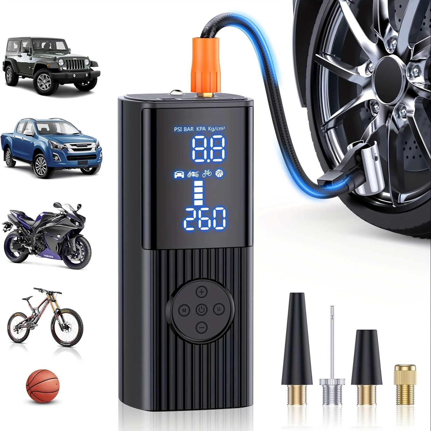 

12v Wireless Air Portable Car And Tire , Of Inflating Car In , Suitable For Car And , As As For That As