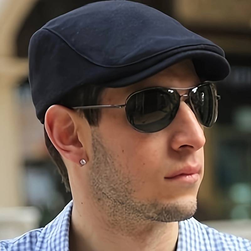 men     flat cap   news irish hat british vintage